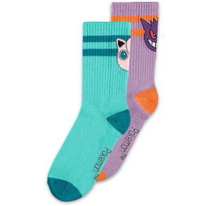 POKEMON Character Set Sport Socks (2 Pack), Female - SS010344POK