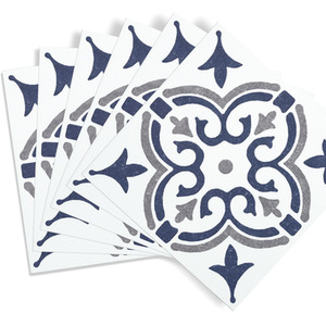 Jamila Blue Self-Adhesive Wall Tiles (6 Tiles)