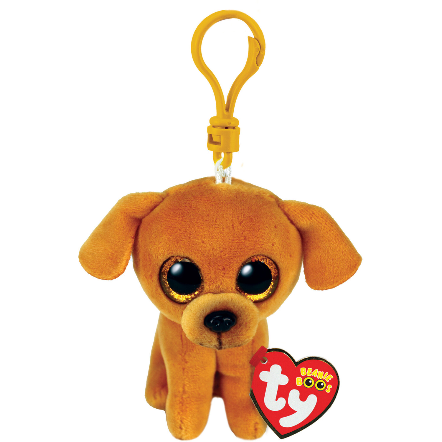Image of Zuzu the Dog Beanie Boo Key Clip - Brown