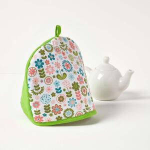 Tea Cosy Double Design Retro Flower Teapot Warmer