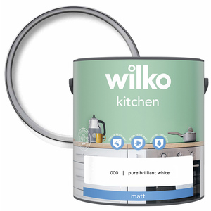wilko Kitchen Matt Emulsion Paint 2.5L