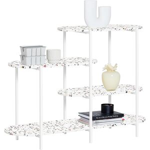 Console Table with 4 Shelves
