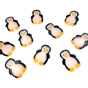 Pack of 10 Penguin Embellishments