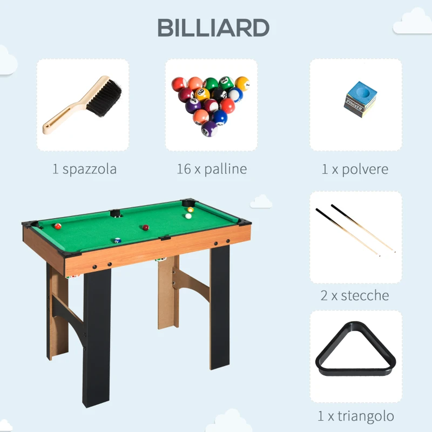 4 in 1 Multi Games Table
