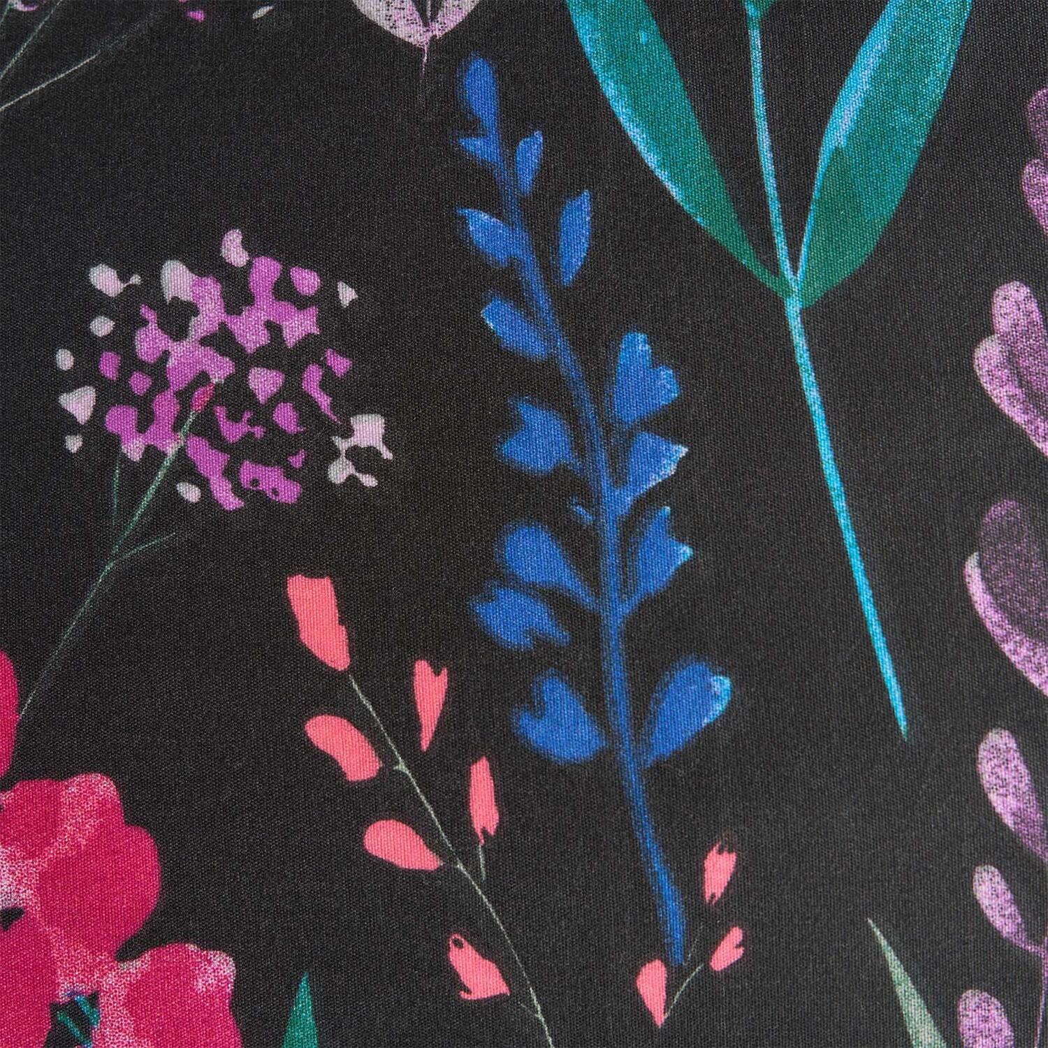 Botanical Floral Duvet Set - Black King