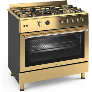 90cm Gas Range Cooker Double Turbo Fan 5 Burner 3
