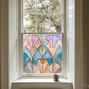 Alanno Stained Glass Window Film