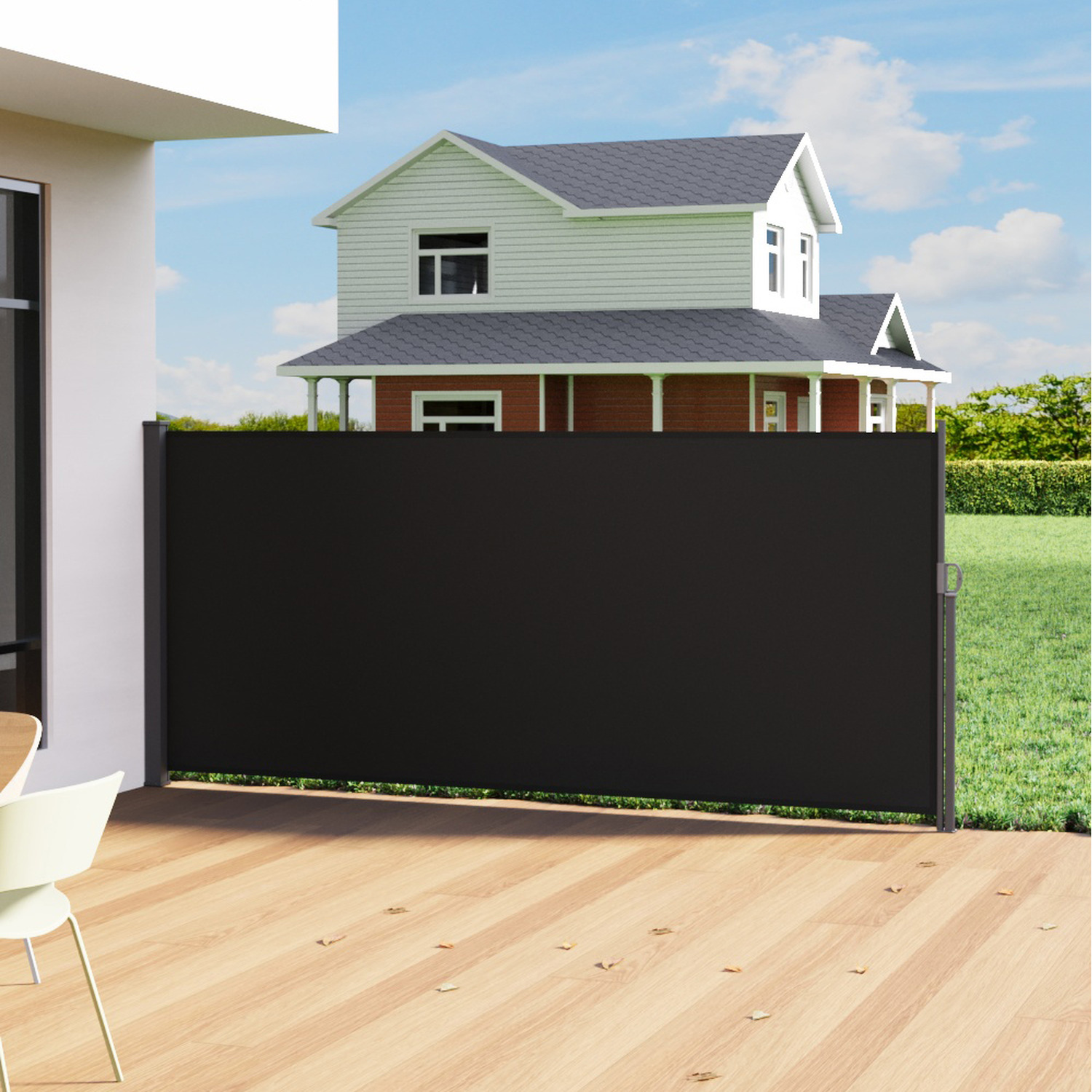Image of Outdoor Retractable Waterproof Side Awning -&hellip;