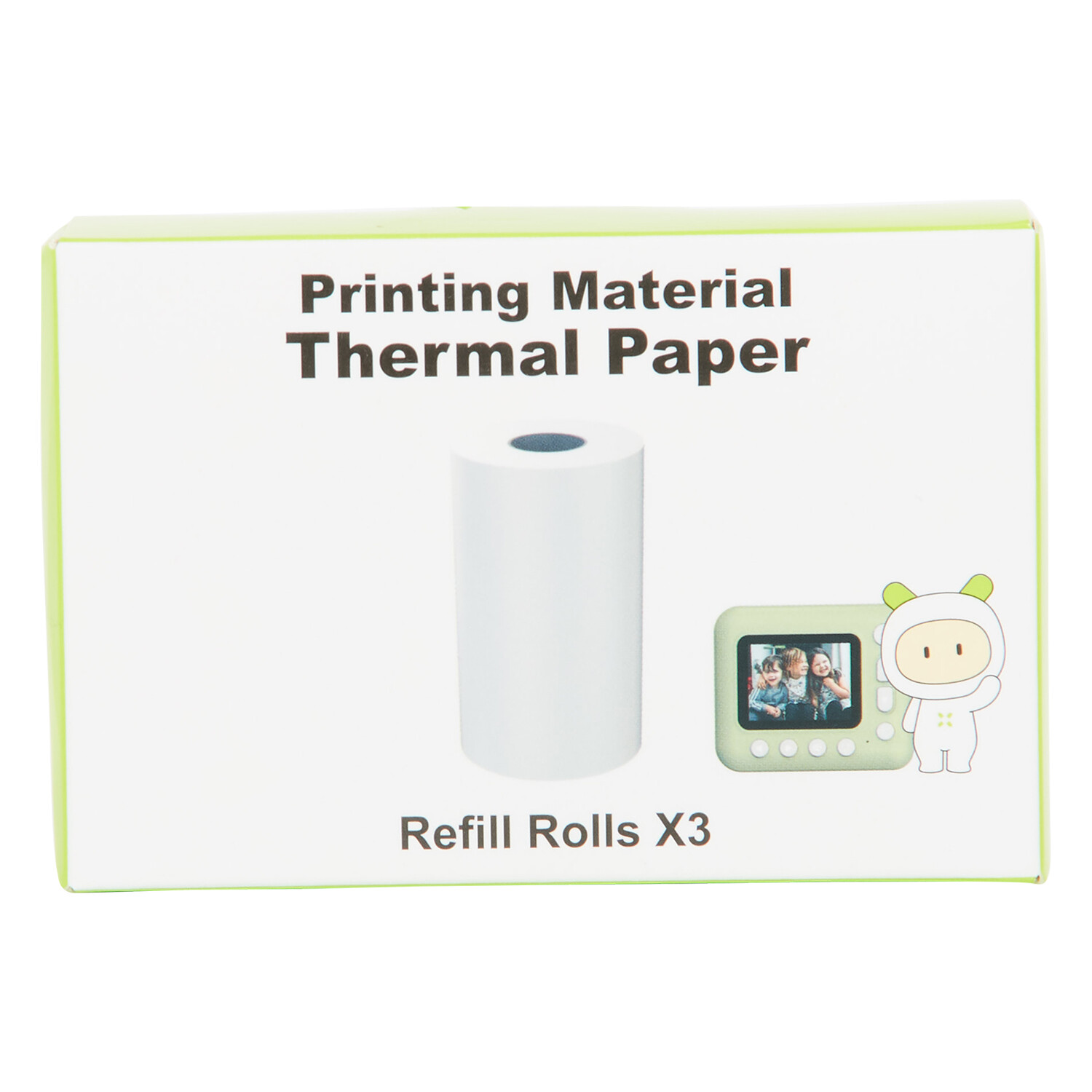 Yisdo Printing Paper for Kids Instant Print Camera Refill 12 Rolls Print Thermal Paper Set (12 Rolls