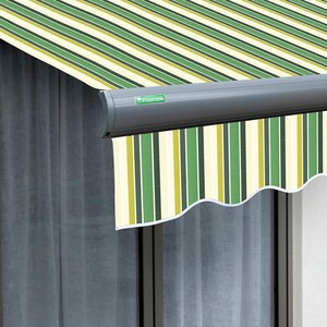Electric Patio Awning Garden Canopy Full Cassette Charcoal
