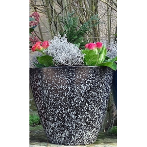 Glossy Black with White Speckles / 34.5cm Savannah Planter 30cm shot 7507864