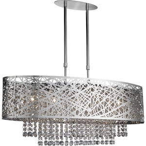 Mica 5 Light Semi Flush