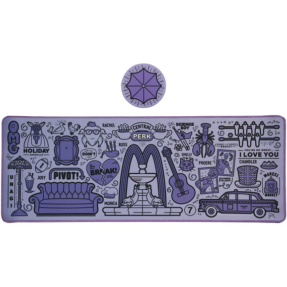Friends Desk Pad  Coaster Set