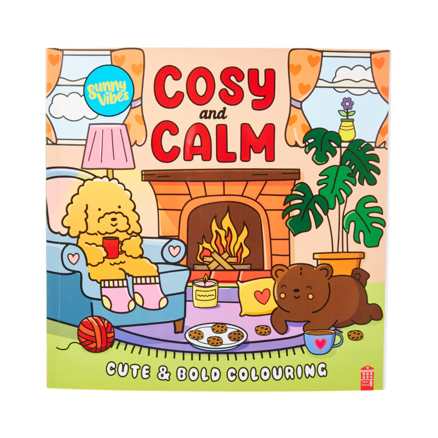 Cosy and Calm or Happy Street Colouring Book