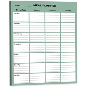 Magnetic Weekly Meal Planner Pad 52 Sheets