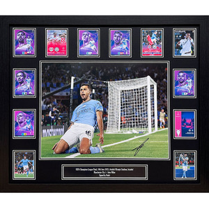 Rodri Signed and Framed Manchester City Photograph