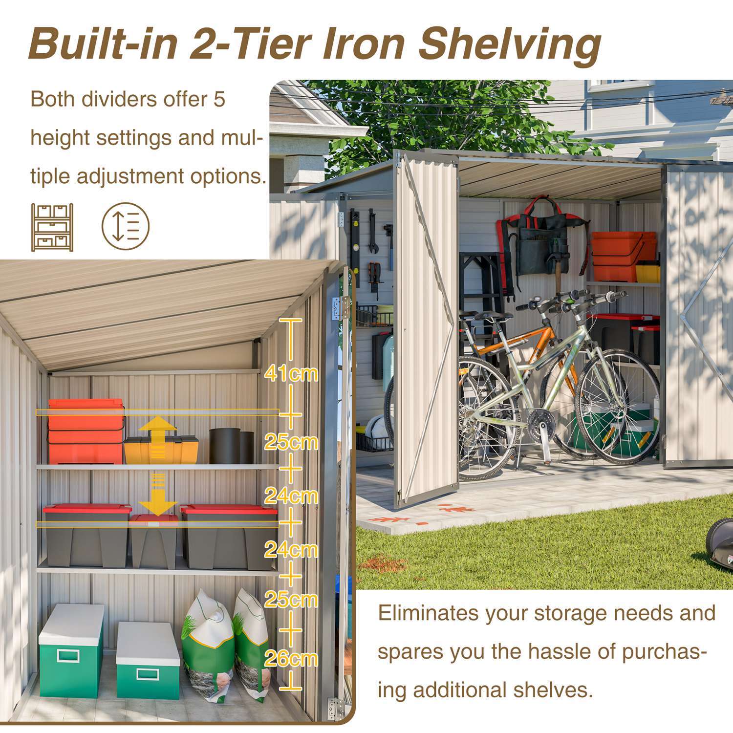 Metal Bike Shed