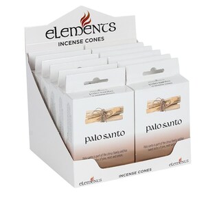 Elements Palo Santo Incense Cones Set Of 12 Packs