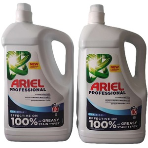 ARIEL Professional Laundry Detergent Liquid Bio Regular 110 Washes 4.95L