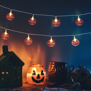 Lifeideas Halloween Smiley Pumpkin LED String Lights Party Decor