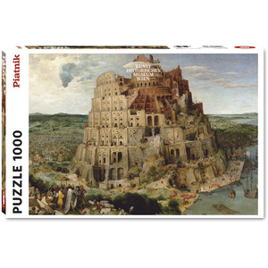 Bruegel - Tower of Babel 1000 Piece Jigsaw Puzzle