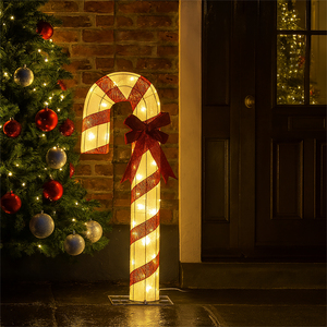 120x37x5cm 50ww Led Fabric Candy Cane 5m Cable