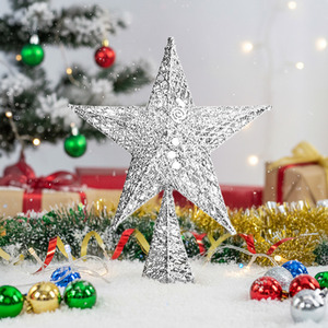 Metal Star Christmas Tree Topper Ornament