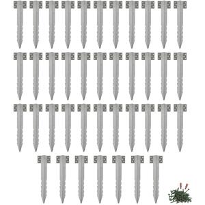 Galvanised Steel Railway Sleeper Brackets - 40cm - Pack of 40
