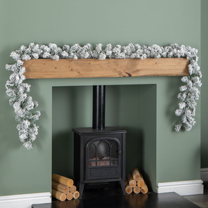 2.7m Imperial Snowy Christmas Garland with 180 Tips