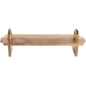 Acacia Wood Raised Serving Platter  - Large