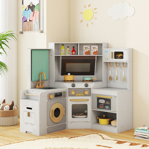 Corner Kids Pretend Play Kitchen