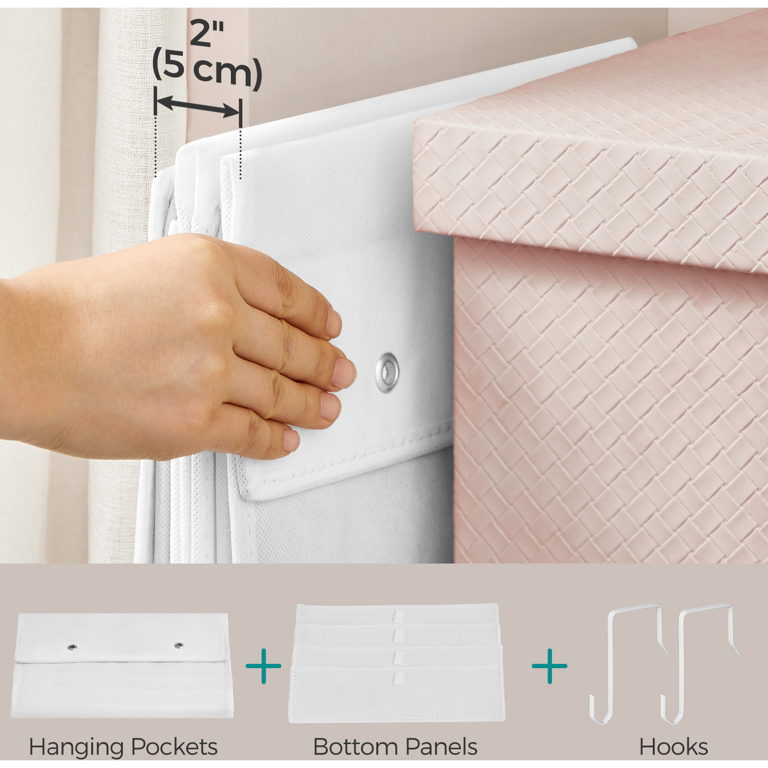 Image of SONGMICS Over Door Storage Organiser -&hellip;