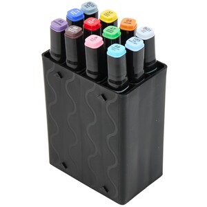 Pack of 12 Twin Aqua Markers