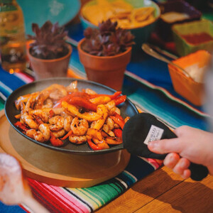 KitchenCraft World of Flavours Cast Iron Fajita Sizzler
