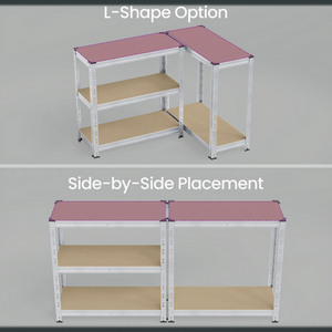 Storage Shelves,Set of 2,Easy Assembly, Storage Rack,Adjustable