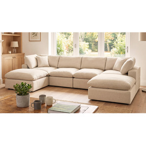 Cotleigh 6-Piece U-Shaped Modular Corner Sofa