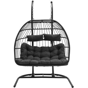 Darphe 2 Seater Garden Hanging Egg Chair with U Shaped Base