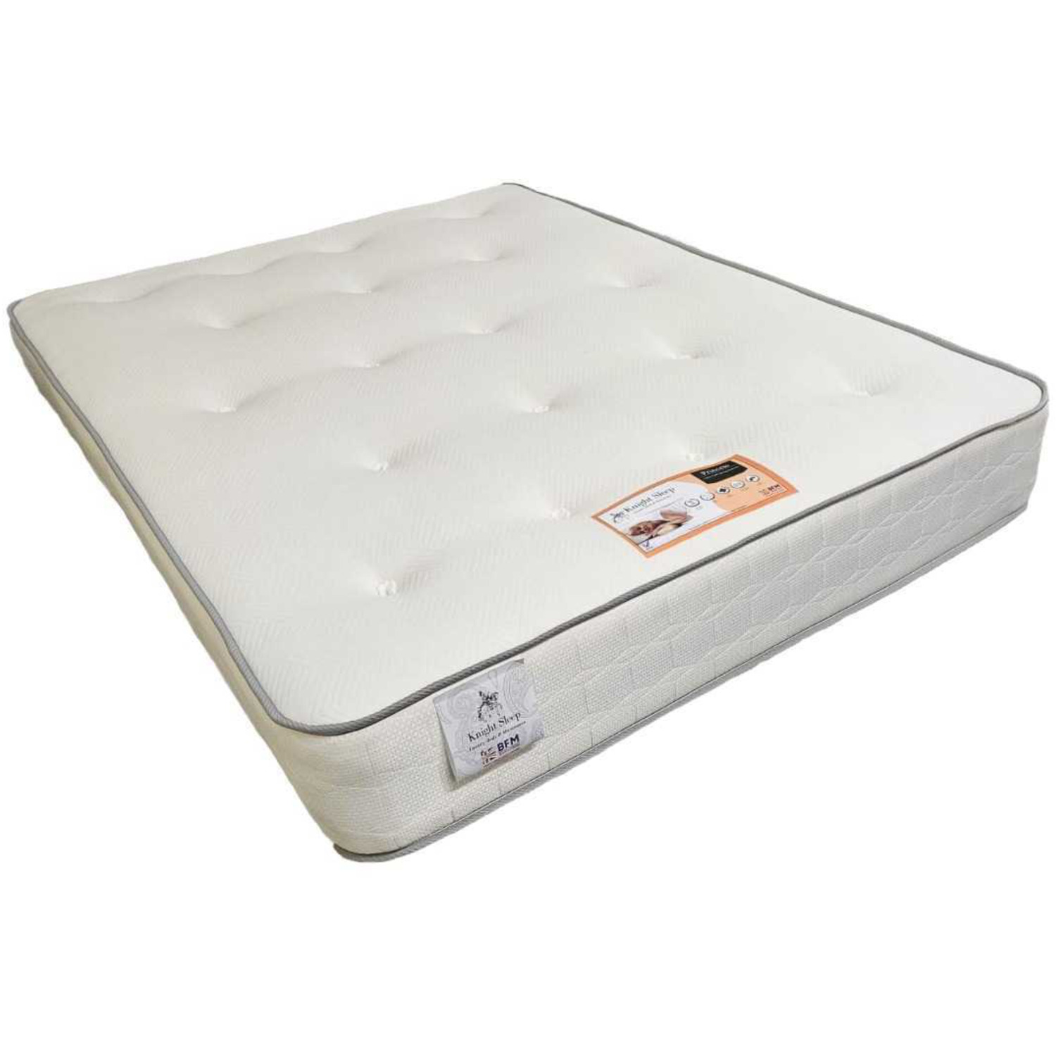 Emily Plush Bed Set With Mattress 4 Drawers And 24 Headboard - Silver Double