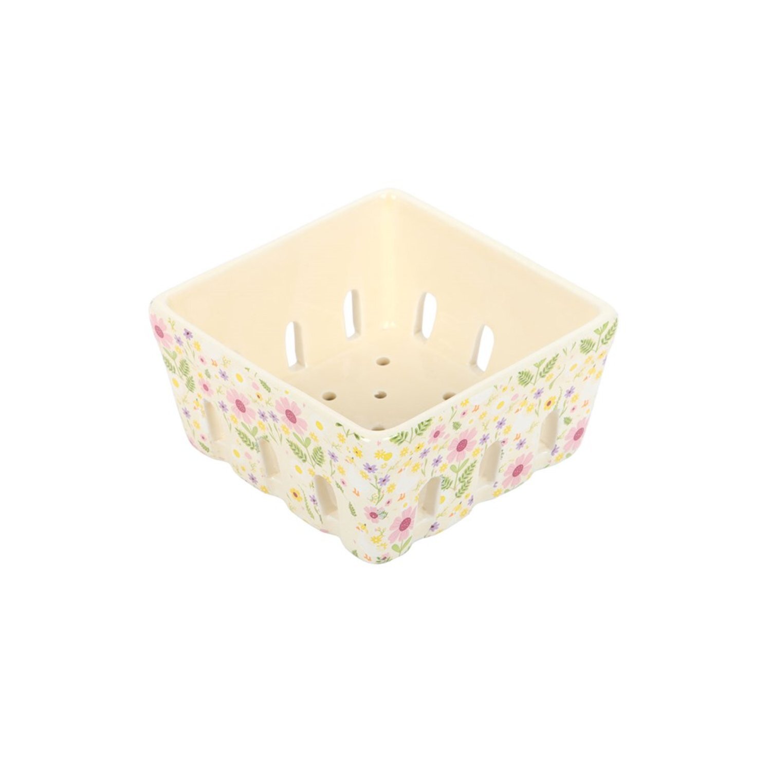 Image of Daisy Duck Floral Ceramic Berry Basket&hellip;