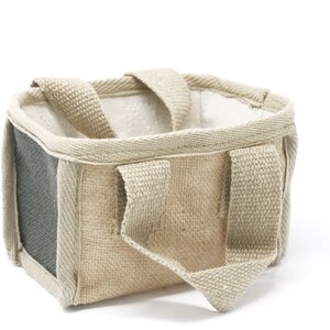 Eco-Friendly Jute  Cotton Mini Shopping Basket