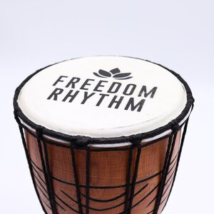Small Pro Djembe Drum Deep Tone Handcrafted Rhythm Instrument