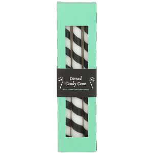 Something Different Candy Cane Taper Candle (Pack Of 3)