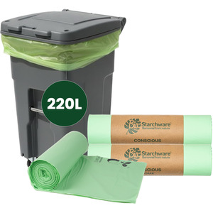 220 Litre Biodegradable Bin Liners Compostable Bag