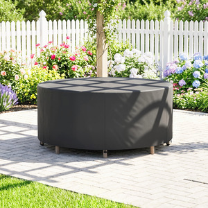 Outsunny Round Garden Furniture Cover Waterproof Dia.214 x 70 cm