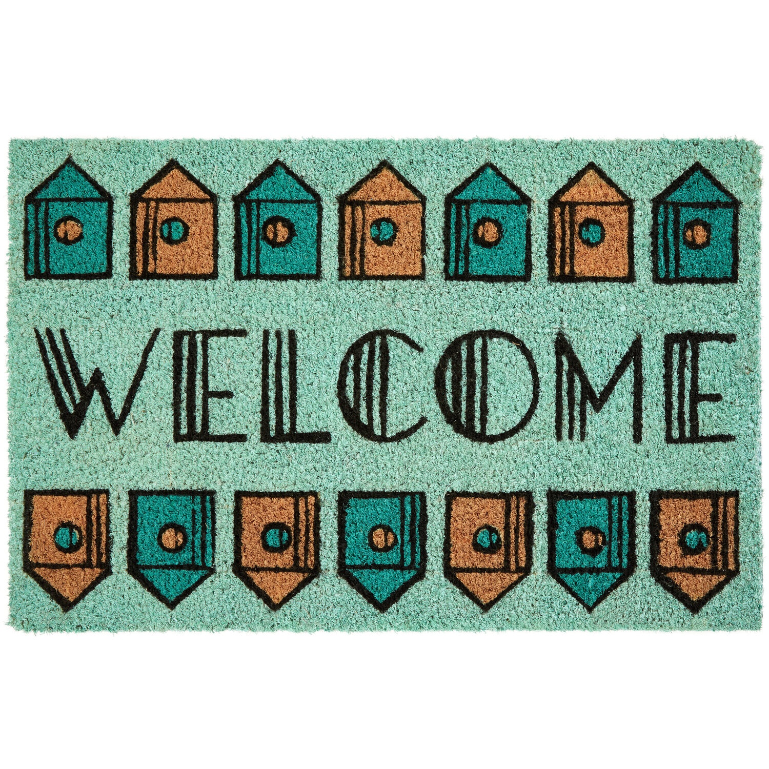 Filta Welcome Home Light Green Doormat - Green