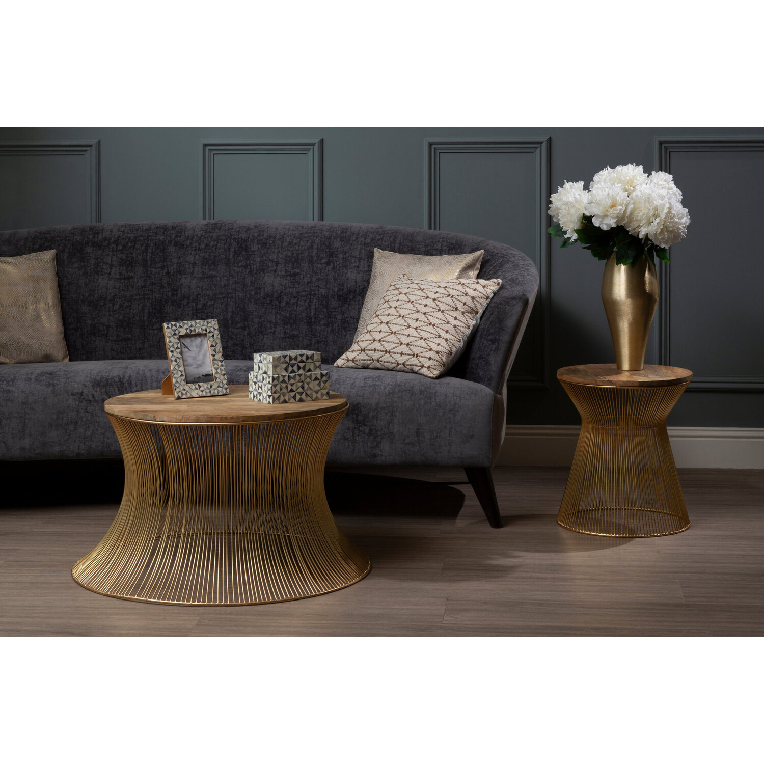 Templar Small Coffee Table - Gold