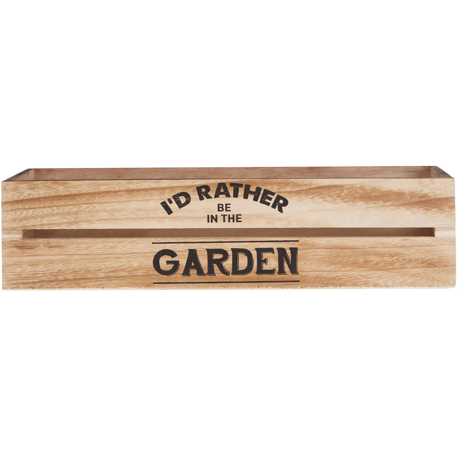 Naresso Natural Wood Planter and Herb Crate - Natural