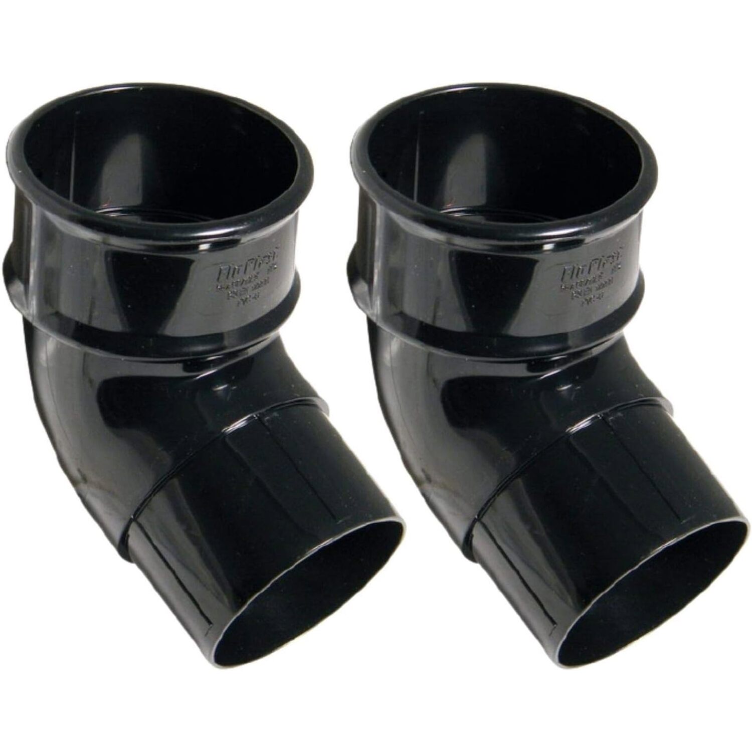 Floplast 68Mm Round 112' Offset Bend Black (Pack Of 2) - Grey - Image 4