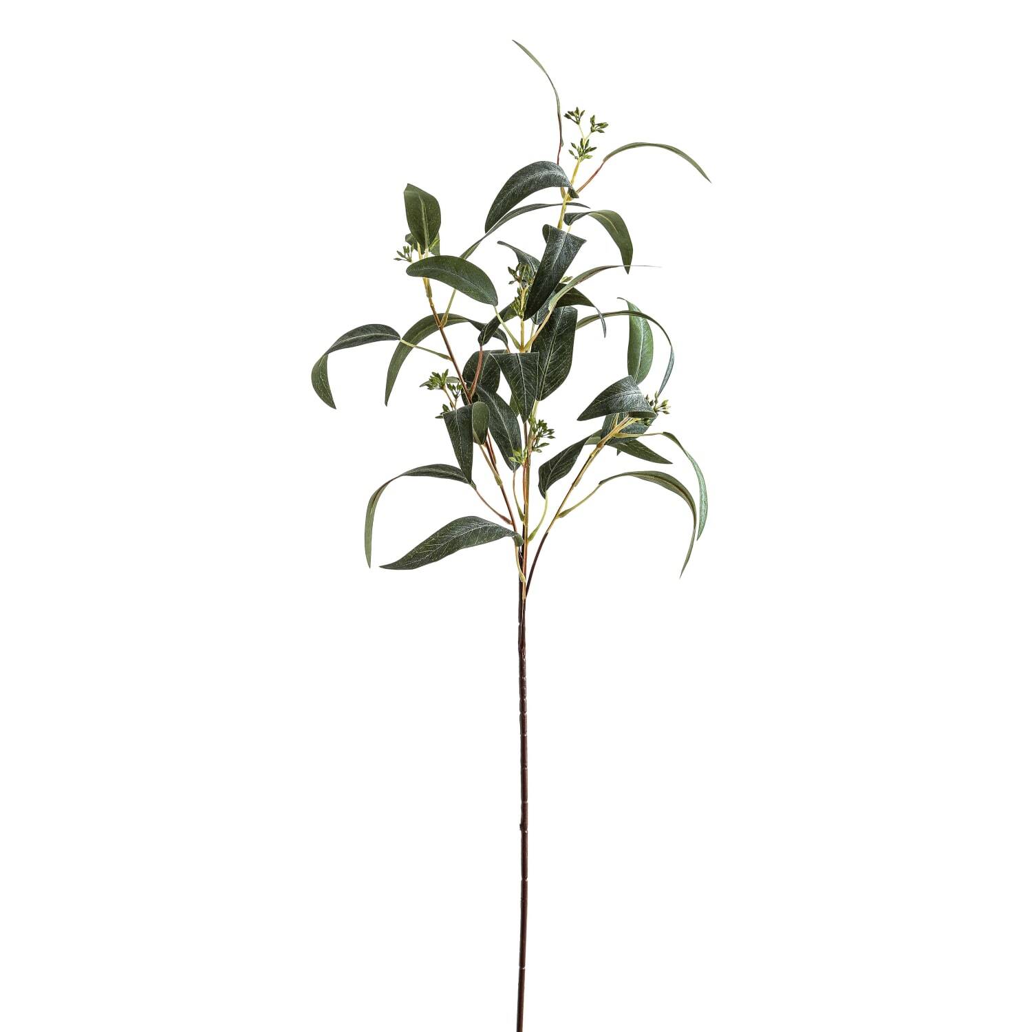 Wyld Haus Set Of 3 Seeded Eucalyptus Artificial Flower Sprays - Green