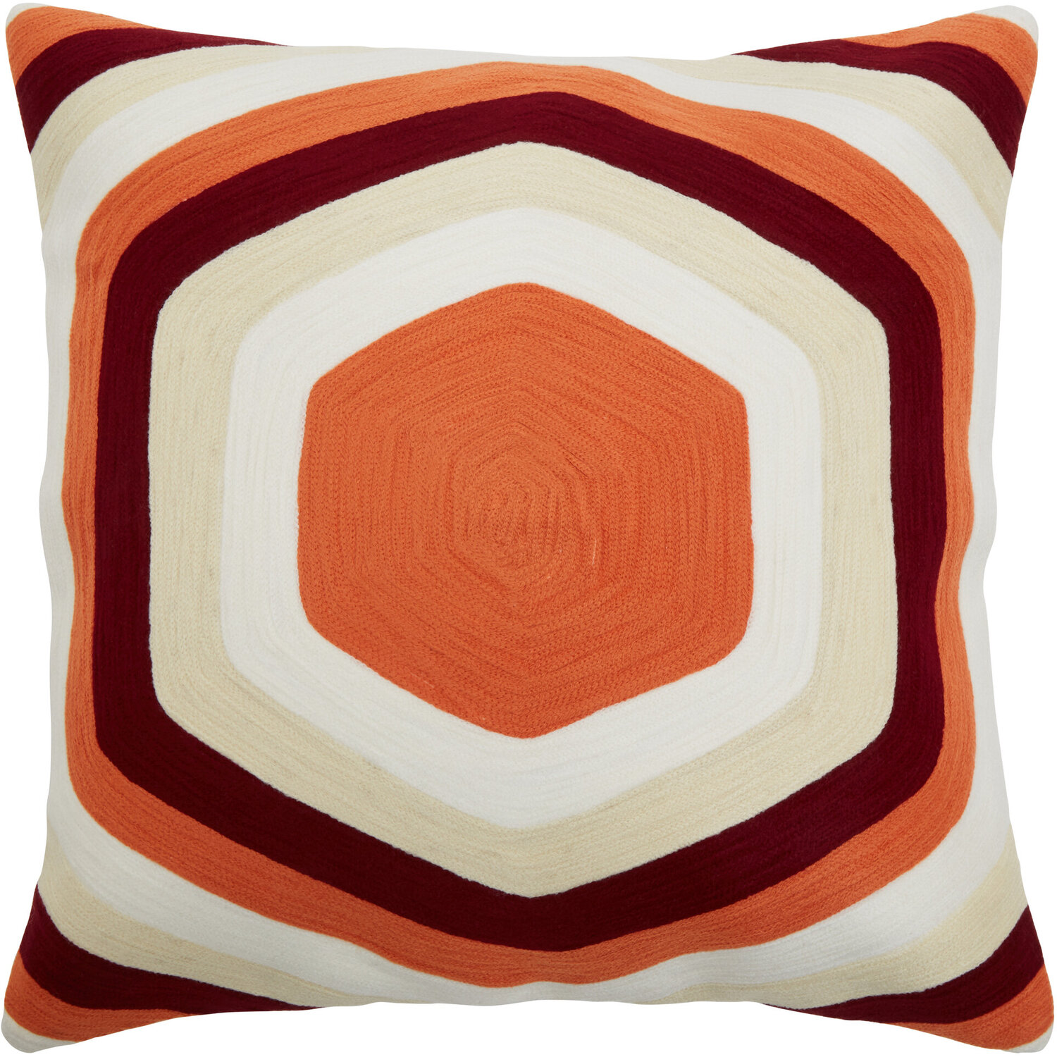 Bosie Ozella Hexagonal Multicolour Cushion - Multicolour